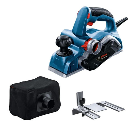 Bosch professional gho 20-82 - raboteuse - avec guide parallèle et sac à poussière