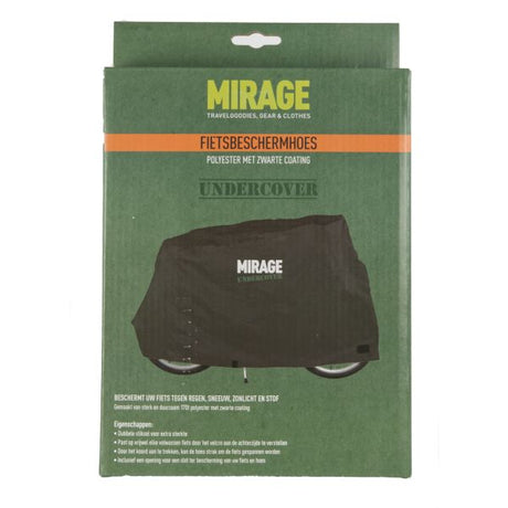 Housse de protection vélo Mirage undercover 170d polyester, noir