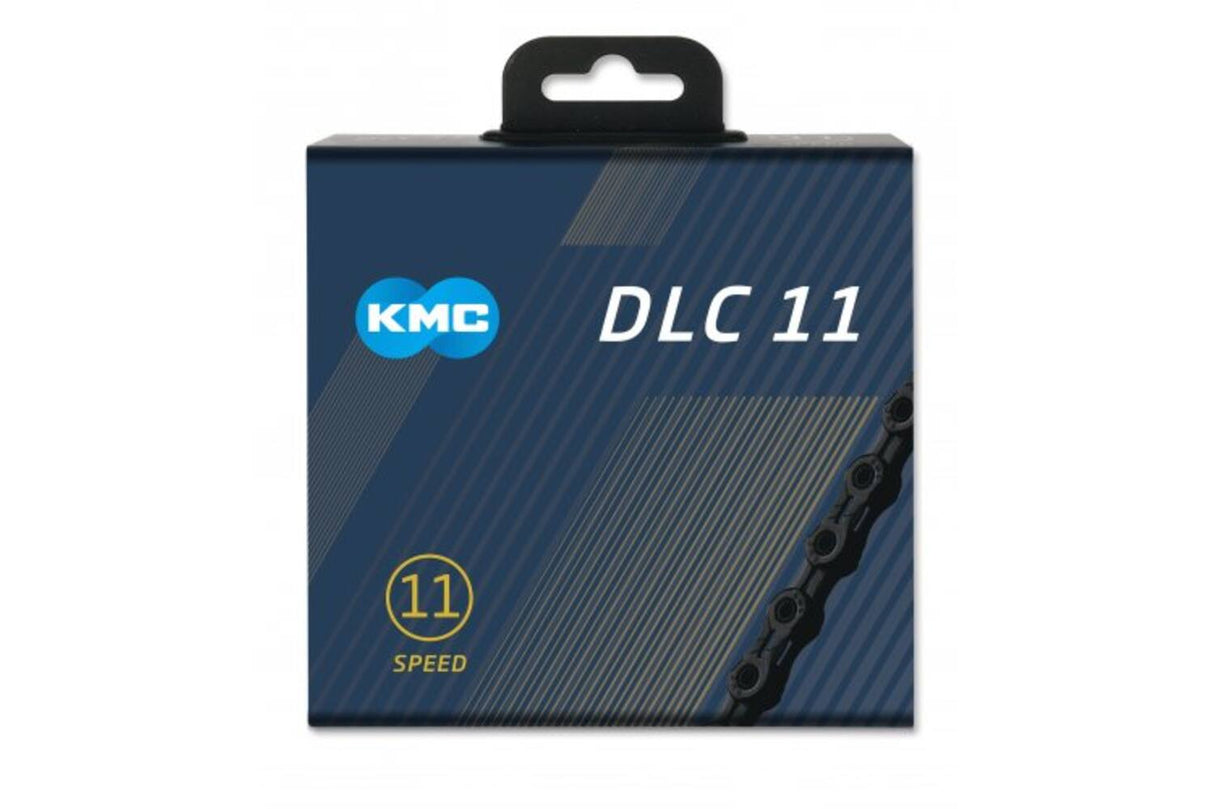 KMC Chain de vélo DLC 11 118 Schakels Black, Durabilité du diamant, 243g