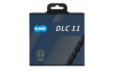 KMC Bicycle Chain DLC 11 118 SCHAKELS - ZWART, DURABILITÉ DIAMOND, 243G