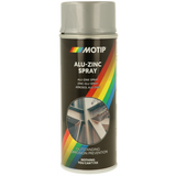 Bombe aérosol Motip 400ml spray aluminium zinc