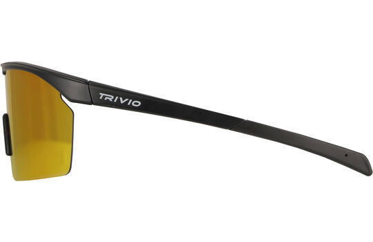 Trivio - lunettes de cyclisme noa noir revo rouge avec lentille extra transparente