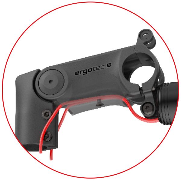 Ergotec potence forward 50 xl si ø28,6mm fourche 110mm ø31,8mm - noir