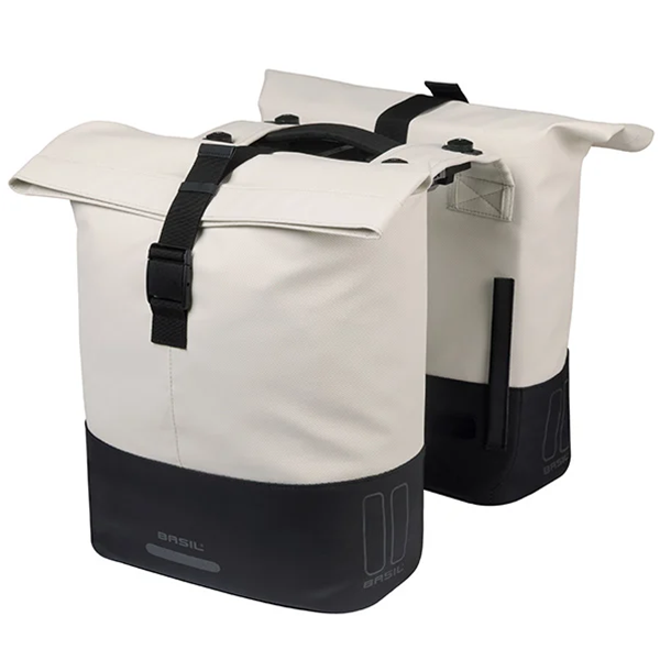 Basil double sac anse mik 2.0. sacs jumeaux cove 28-32l mik crème noir