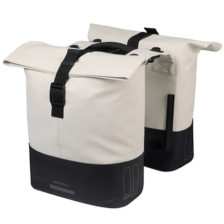 Basil double sac anse mik 2.0. sacs jumeaux cove 28-32l mik crème noir