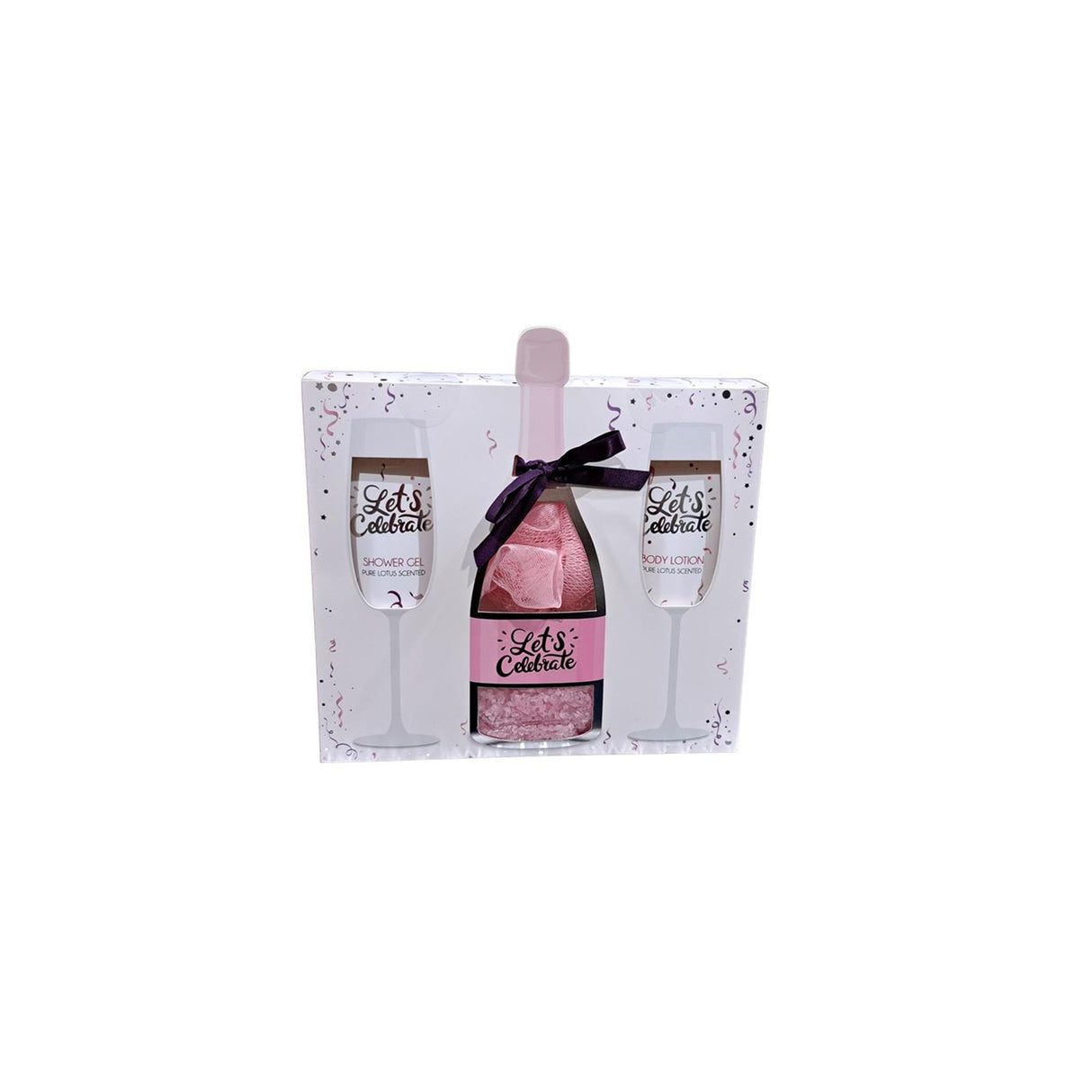 Source balance bad gift set celebrate champagne bottle