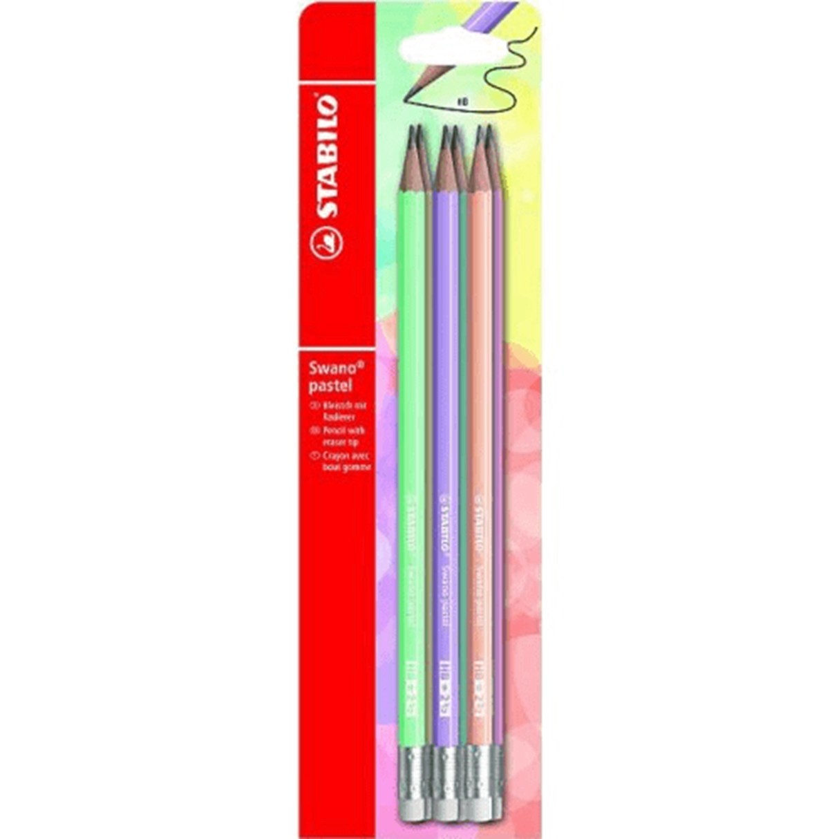 Crayons pastel Stabilo Swano HB 6 pièces