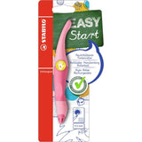 Stylo roller Stabilo easyoriginal gaucher rose poudré