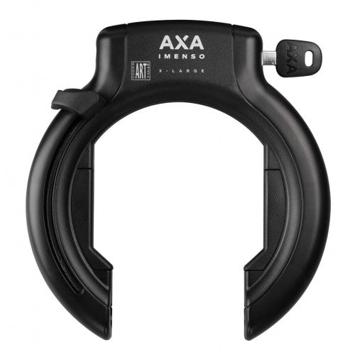 Antivol de cadre Axa Imenso XL 92 mm Art2 noir avec antivol de batterie de cadre Bosch Gen3