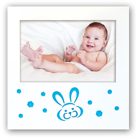 Zep cadre photo bébé wp0257b michele bleu 13x18 cm