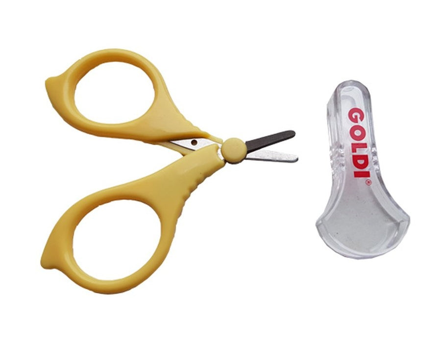 Ciseaux à ongles Goldi Sauger bébé - avec capuchon de protection