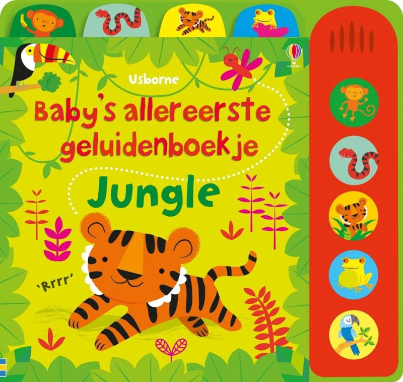 Le tout premier livre sonore de bébé Usborne : la jungle