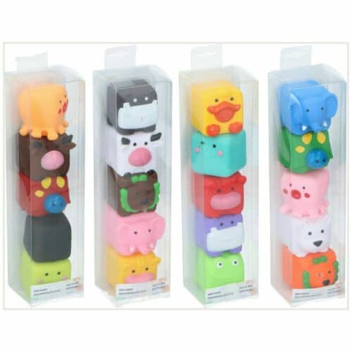 Bongers jouets 5 animaux jouets de bain différents pour le bain