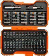 Jeu d'embouts Bahco 59 s100bc-ip | 100 pièces | pour fente, phillips®, pozidriv®, hexagone, robertson et torx | 59 s100bc-ip