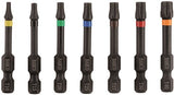Bahco torsiebit 1 4 | heavy-duty | voor torx® schroeven | gekleurd | t25 x 50 mm - retailverpakking - 66im 50t25c-2p