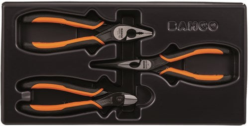 Bahco gereedschapsset ergo™ | combinatietang | zijsnijtang | punttang - 3-delig - 9897g 3