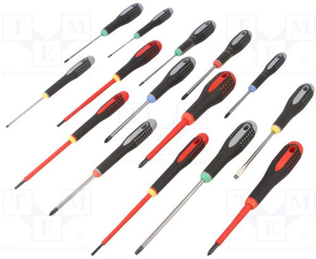 Jeu de tournevis Bahco xl | be-9877 - 15 pièces