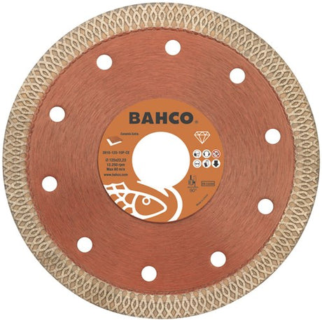 Meule Bahco | diamant | pour céramique et carrelage | 125 x 1,2 x 22,23 mm - 3916-125-10p-ce