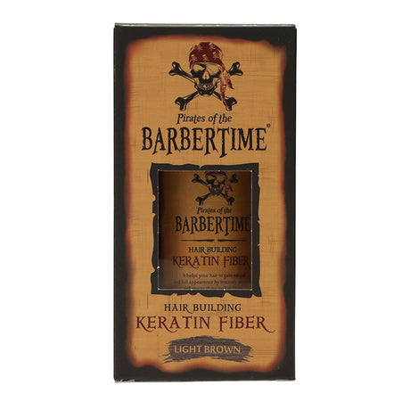 Barbertime renforcement capillaire fibre kératinique châtain clair 21gr.