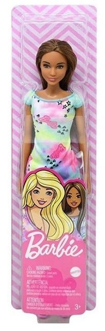 Dinotoys Apeldoorn Barbie poupée adolescente cheveux foncés avec de jolis vêtements pour une fête amusante sur la plage