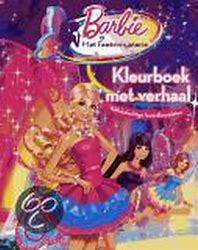 Van der Doelen Barbie la fée mystère livre de coloriage