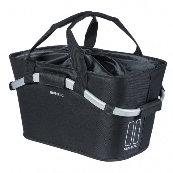 Panier de conception de basilic transporte tous les Achter Mik 22 litres noirs