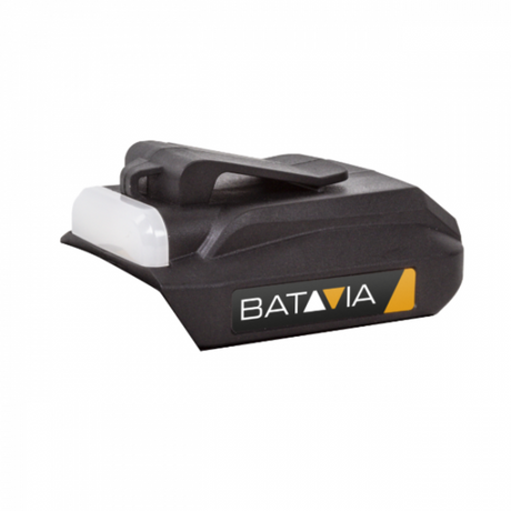 Batavia 18v batterie chargeur usb adaptateur lampe de poche