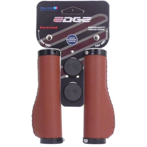 Poignée de bord Set Cuir incl Lockkring - Camel Brown- 135 135 mm (stockage d'emballage)