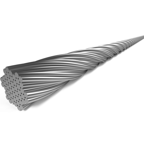 Elvedes cable systems bv interrupteur câble intérieur elvedes 2250 mm 7 x 7 fils acier inoxydable ø1,1 mm avec raccord N ø4,5 × 4,5 (boîte de 50 pièces) - argent
