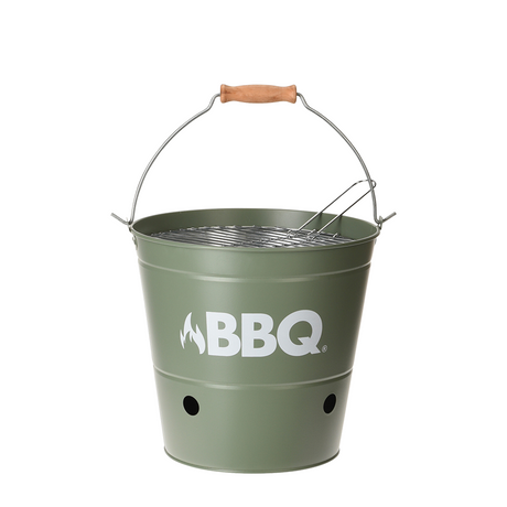 Bbq barbecue emmer mat groen ø26,5cm
