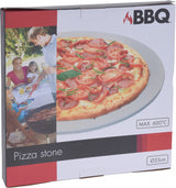 BBQ Pizza Stone para barbacoa de hasta 600 ° C Ø 33 cm de crema