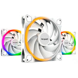 Soyez silencieux! Pack triple PWM à haut débit de 140 mm blanc clair