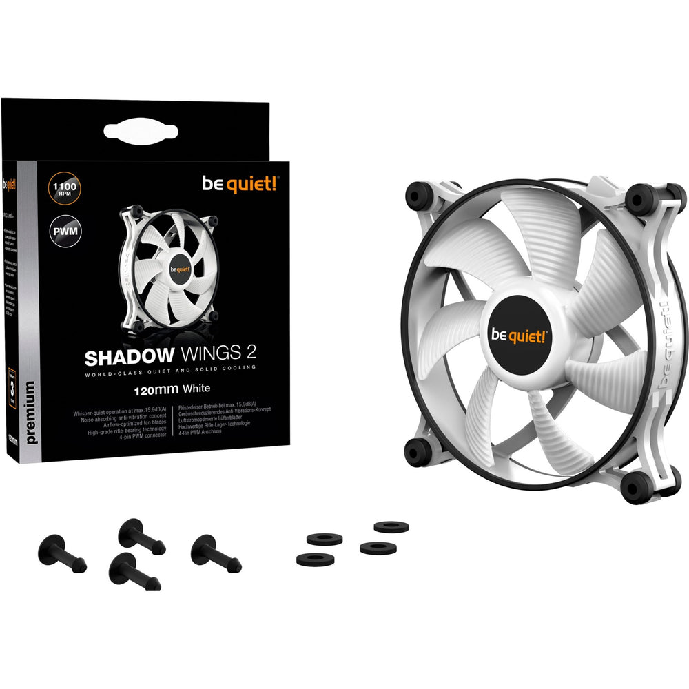Soyez silencieux! Ombre 2 120 mm pwm blanc