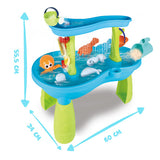 Jouets de plage de sable et de nappe phréatique avec accessoires 19 pièces