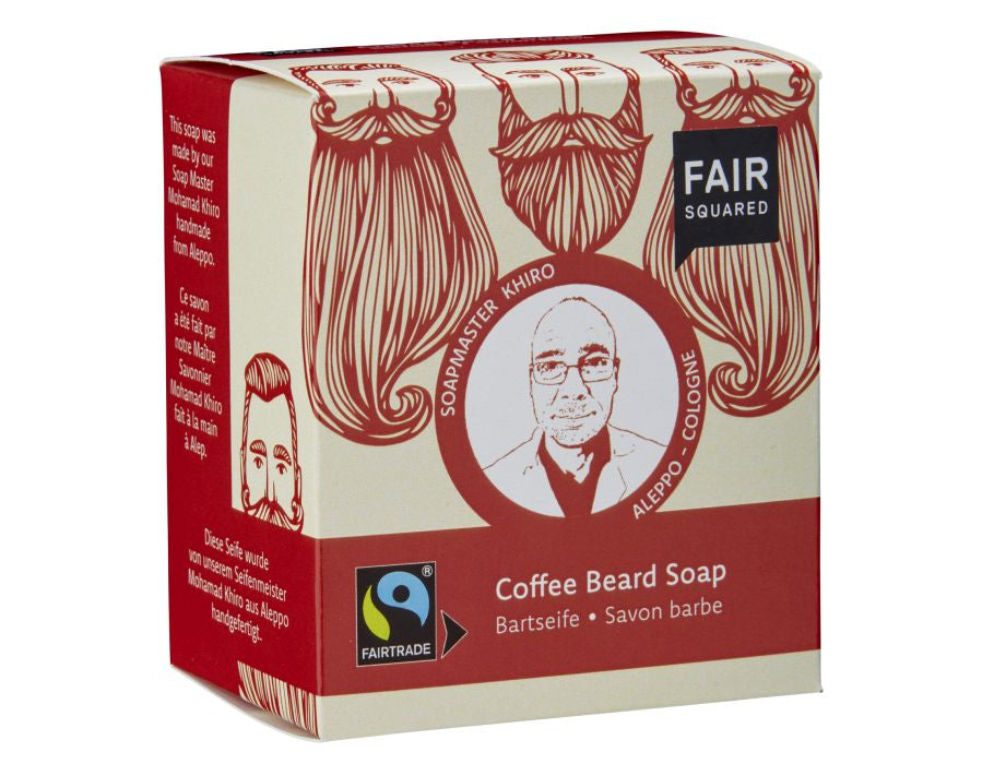 Pain de savon au carré équitable - savon à barbe 2 savons de 80 grammes
