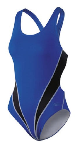 Beco Maillot de bain dames polyester noir bleu taille 40