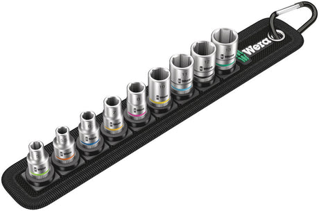 Wera Belt 4 Jeu d'inserts pour clés à fourche Zyklop, avec 1 4 entraînements, 9 pièces - 1 pièce(s) - 05003883001