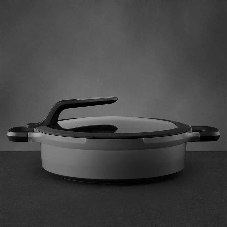Berghoff gem sauteerpan 2 handvaten met deksel stay cool grijs ø28cm
