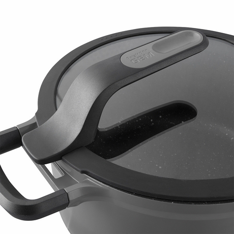 Berghoff gem sauteerpan 2 handvaten met deksel stay cool grijs ø28cm