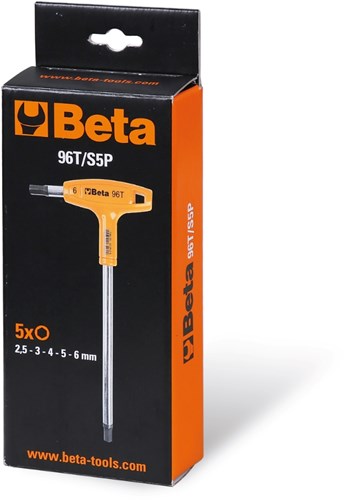 Sift Keys Set Beta 5 pièces Allen à droite avec la poignée