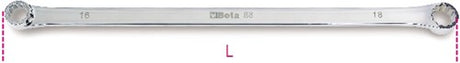 Beta dubbele platte ringsleutels, extra-lange uitvoering 88 22x24 - 000880022