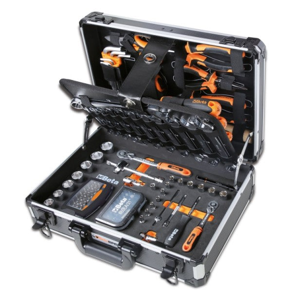 Case d'outils bêta incl. Assortiment de 128 pièces
