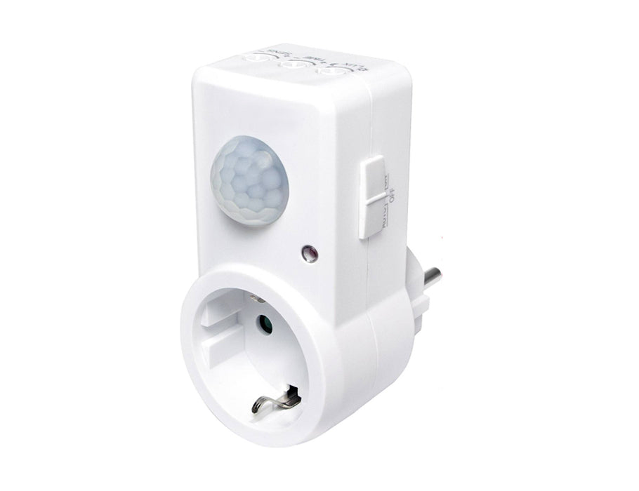 Plug-in blanc du détecteur de mouvement PIR Q-link