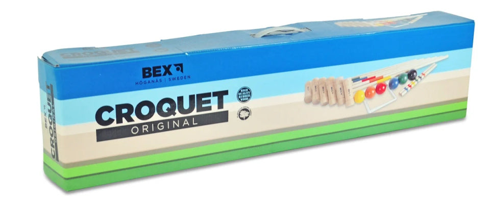 Bex croquet ensemble d'origine 6 joueurs caoutchoucs vierges