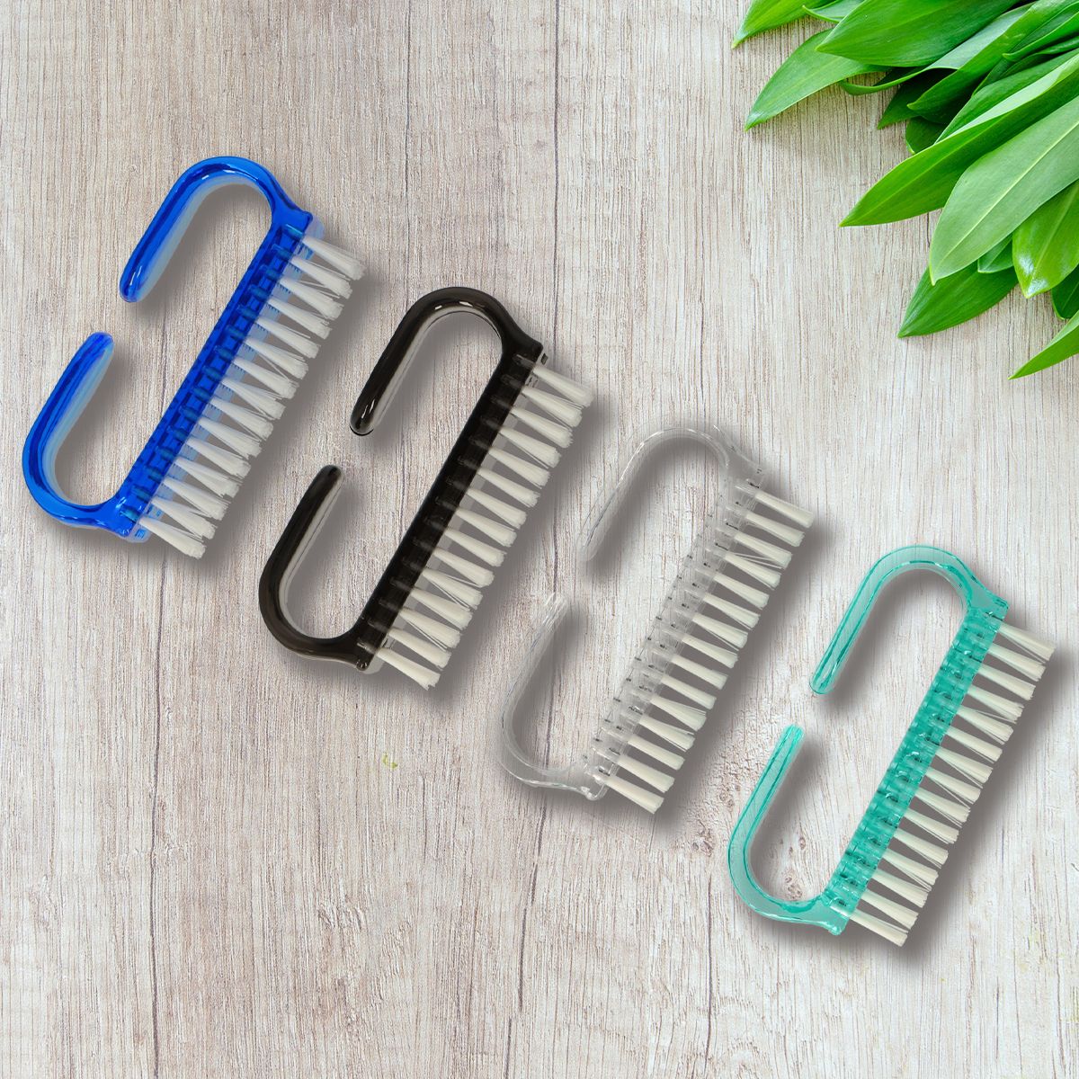 Manche de brosse à ongles amusant pour le bain, assorti