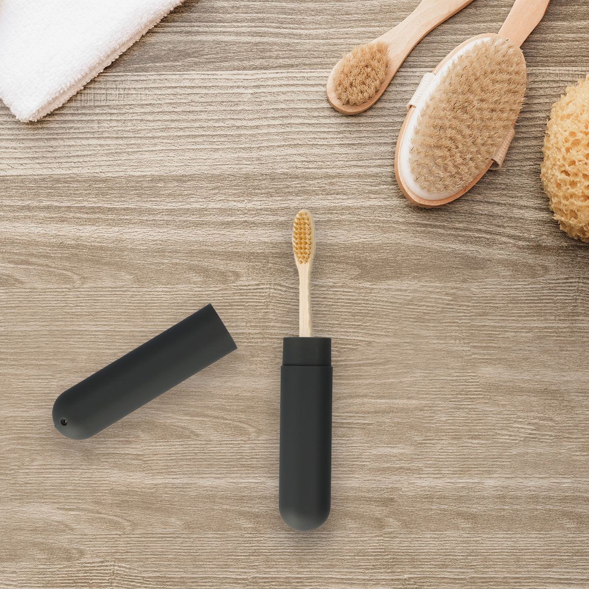 Porte-brosse à dents Bath Fun soft-touch assorti