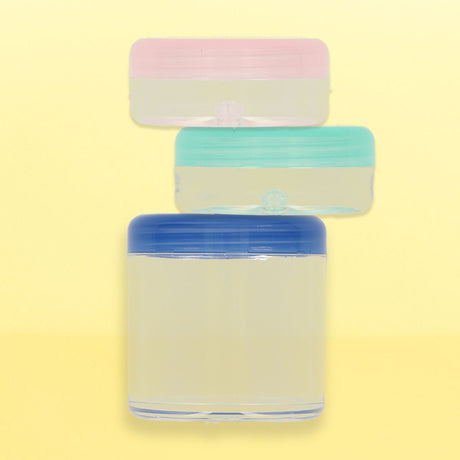 Coffret de voyage amusant pour le bain, 3 pots de crème
