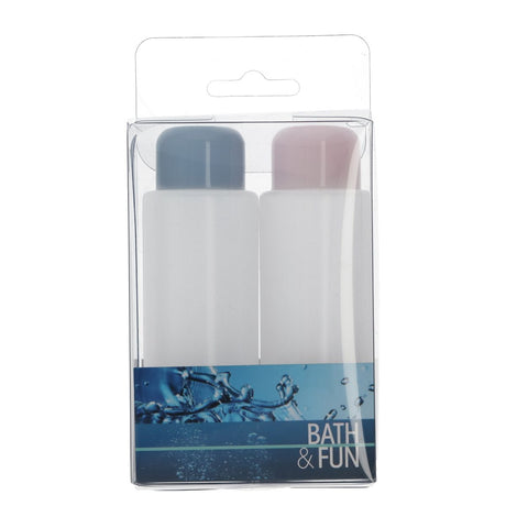Ensemble de voyage amusant pour le bain, 2 bouteilles de lotion