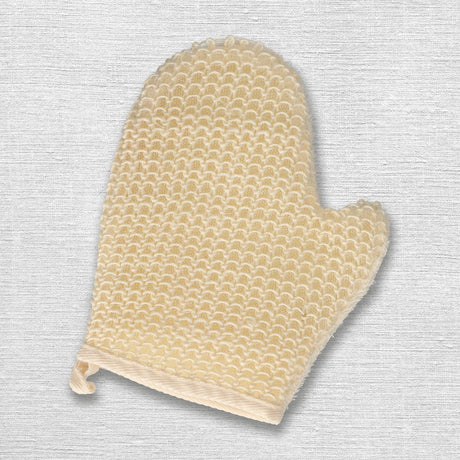 Gant de toilette en sisal amusant pour le bain