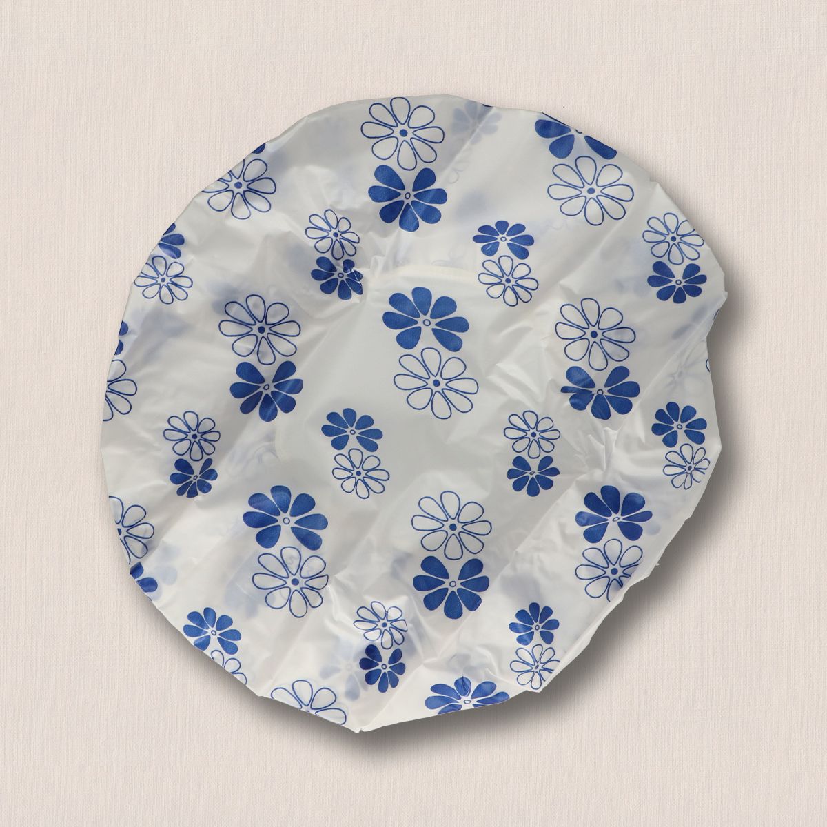 Bonnet de douche amusant pour le bain, fleurs assorties